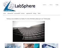 Tablet Screenshot of labsphere.biz